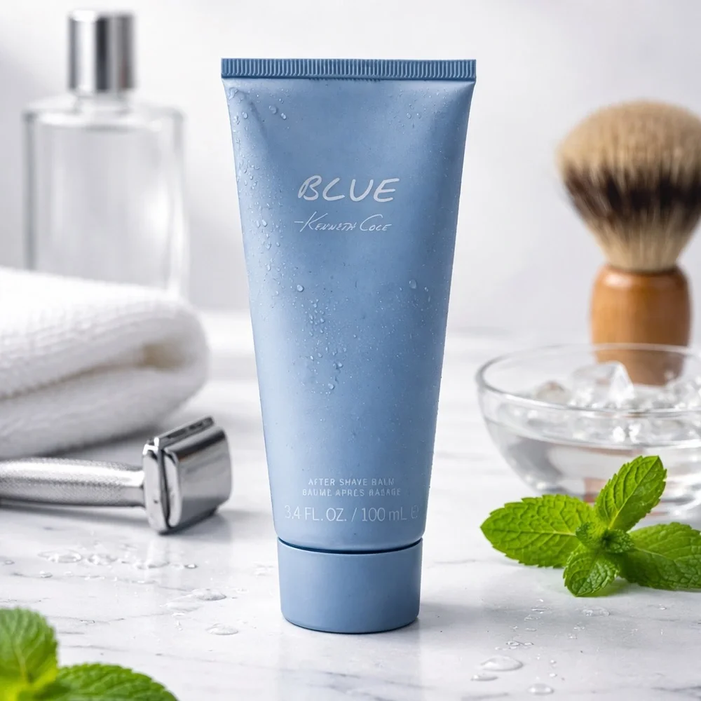 Kenneth Cole Blue Cologne Scented Fragrance After Shave Balm 3.4 OZ